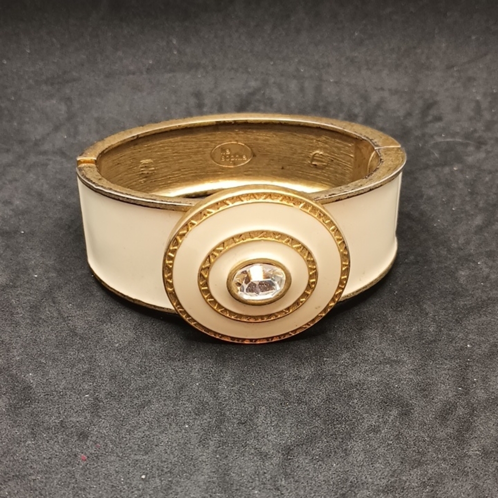 Lia Sophia Gold and Cream Bracelet
